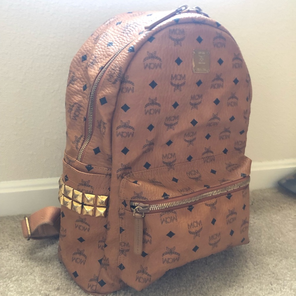 MCM cognac backpack